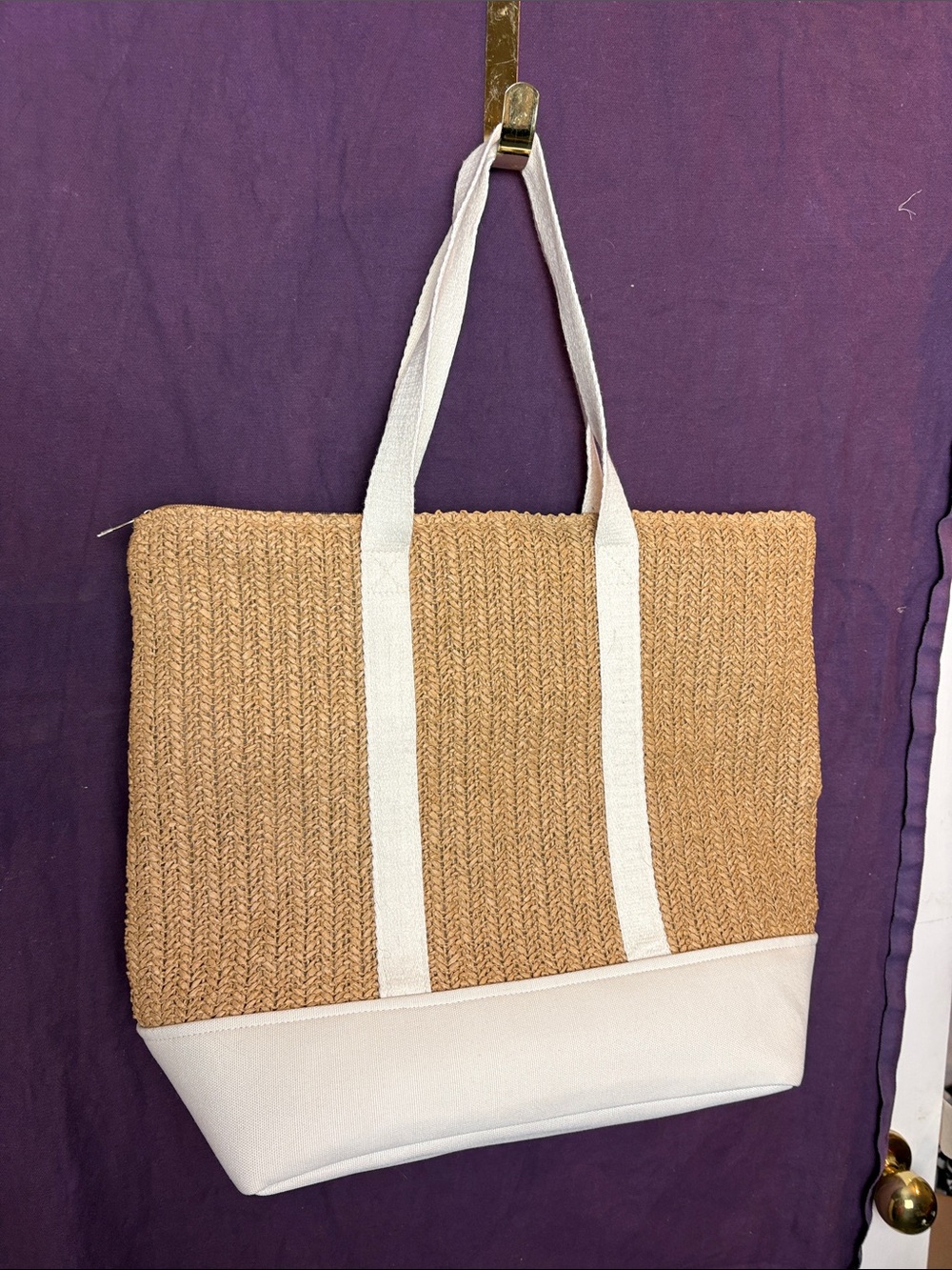 Show Me Your Mumu Woven Straw Tote in Natural